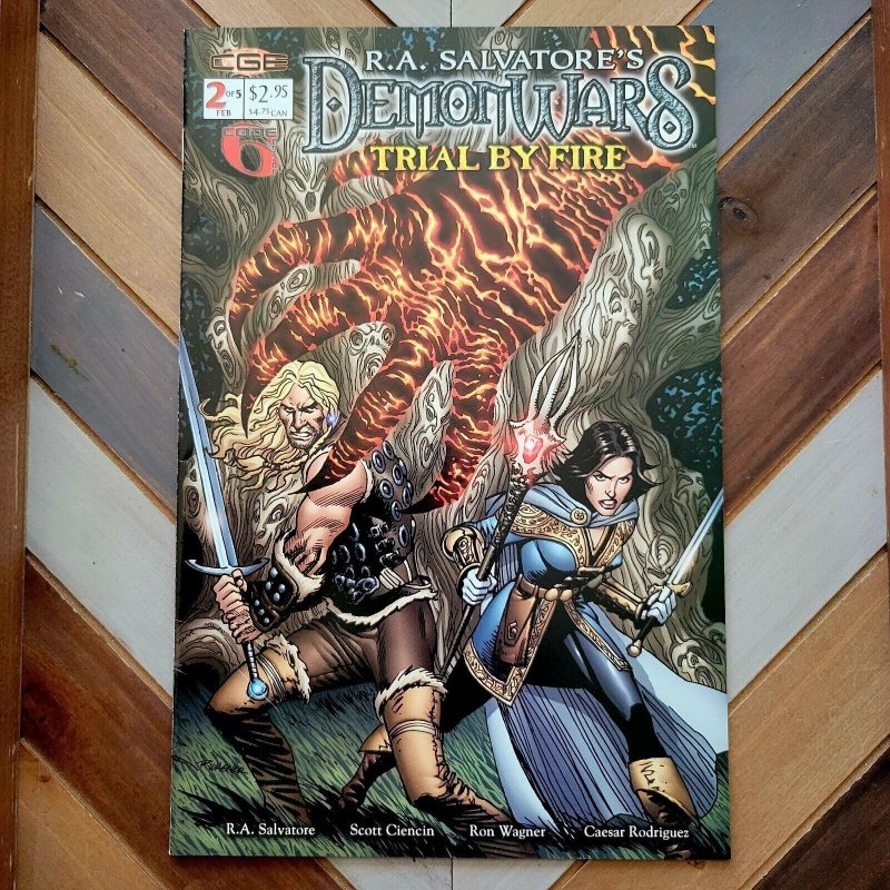 DemonWars: TRIAL BY FIRE #2 (CrossGen 2003) R.A. Salvatore's HORROR SERIES