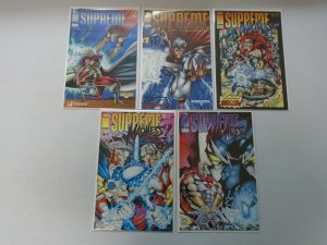 Supreme Image Comics From: #1-15 10 Different Books 8.0 VF (1993)