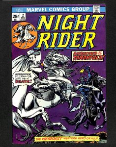 Night Rider #2 VF- 7.5