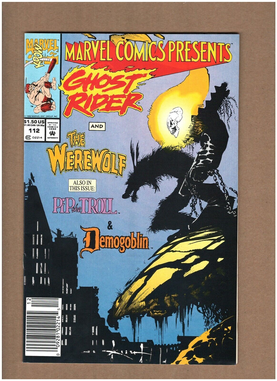 Marvel Comics Presents #112 Newsstand Wolverine Ghost Rider Werewolf By ...