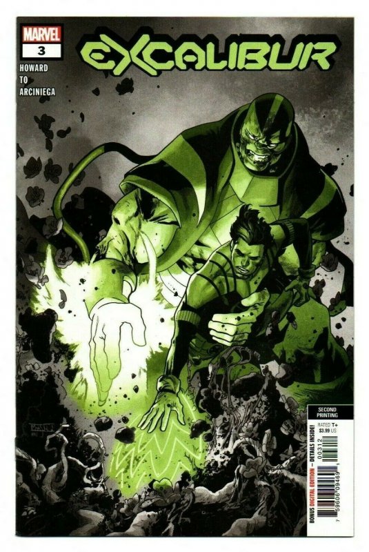 EXCALIBUR #03 (2020) RON LIM | 2ND PRINT | WALMART GREEN TITLE | TRADE DRESS