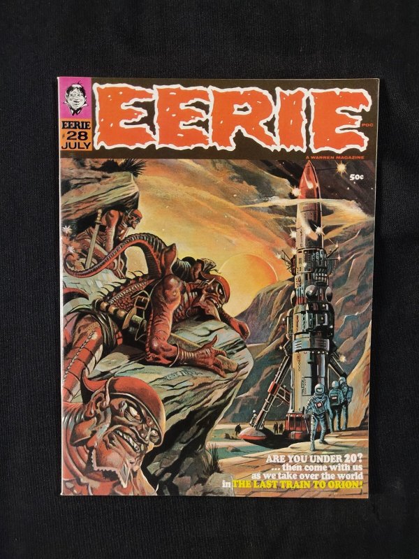 Eerie #28 JUL 1970 (7/7.5) Pat Boyette Cover 5 pc LOT