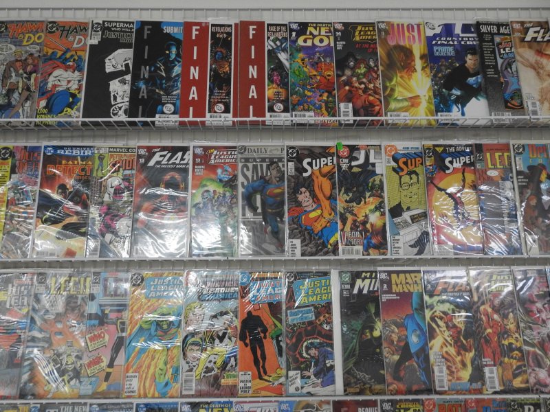 Huge Lot of 140+ Comics W/ Flash, Superman, Batman Avg. FN/VF Condition!