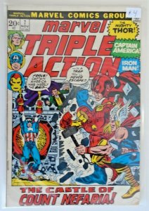 *Marvel Triple Action #2-7, 16, 21, Giant 1 (8 books) Graded=$43.50