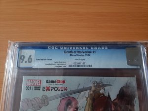 Death of Wolverine #1 Fade Variant CGC Graded 9.6