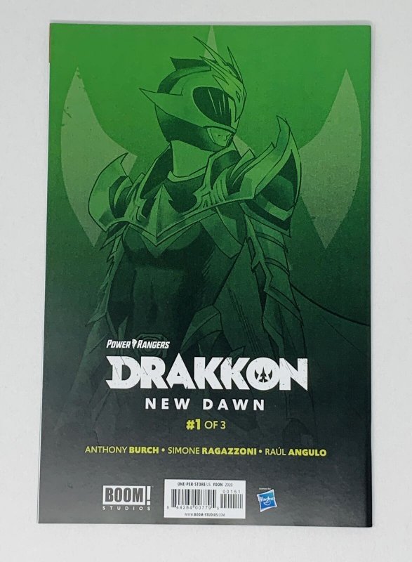 POWER RANGERS: DRAKKON NEW DAWN #1 ONE PER STORE VARIANT