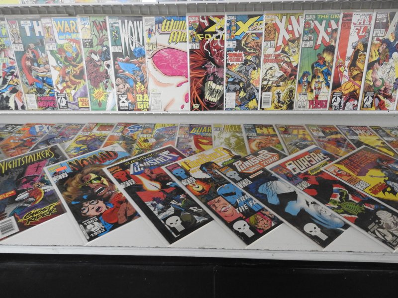 Huge Lot 140+ Comics W/ Wolverine,  X-Men, Spider-Man+ Avg VF Condition
