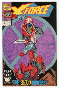 X-Force #2 (1991 v1) Rob Liefeld Deadpool 1st Weapon X NM