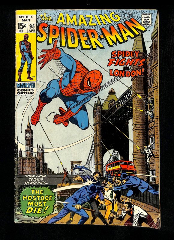 Amazing Spider-Man #95 Spidey in London!