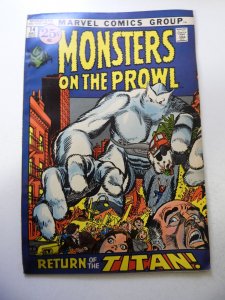 Monsters on the Prowl #14 (1971) VG Condition