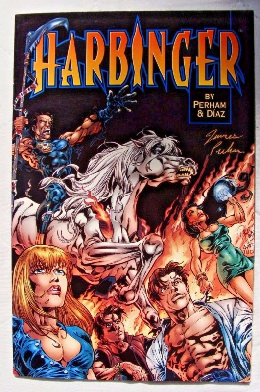 Harbinger: Acts of God #1 (Jan 1998, Acclaim / Valiant) Signed by James Perham