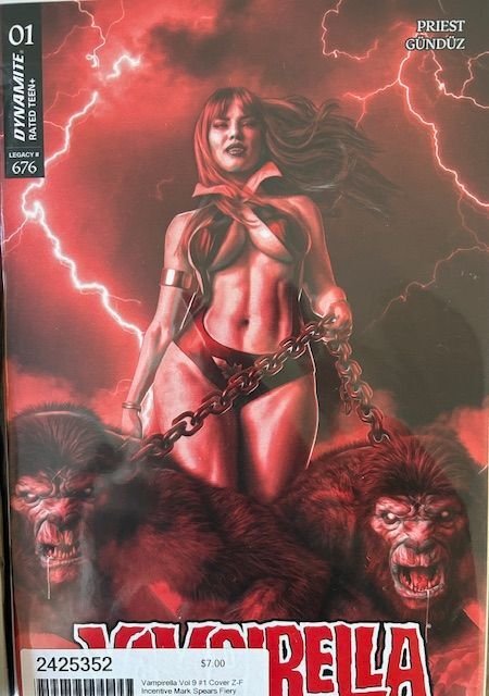 Vampirella #1 Cover C - Mark Spears (2025) LOT 4 issues