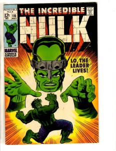Incredible Hulk # 115 VF Marvel Comic Book Avengers Thor Iron Man Vision J313