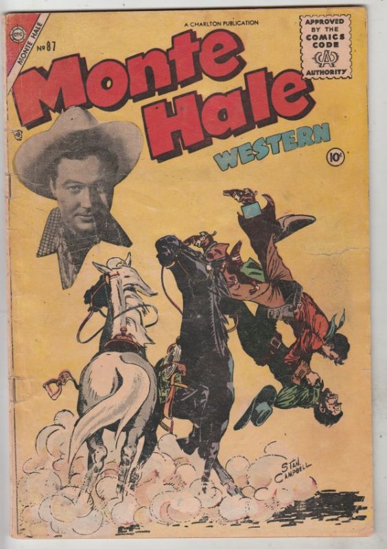 Monte Hale Western #87 (Aug-53) VG Affordable-Grade Monte Hale