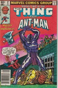 Marvel Two-in-One #87 (1982)  The Thing and Ant Man