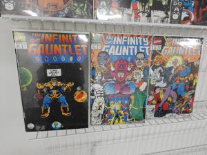 Infinity Gauntlet #1-6 Perez Art! Avg NM Condition!! Beautiful Set!