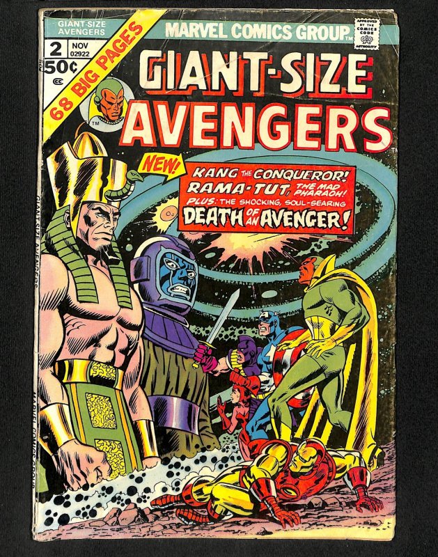 Giant-Size Avengers #2 Death of Swordsman!