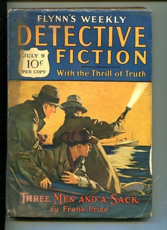 FLYNN'S WEEKLY DETECTIVE FICTION-JULY 9 1927-MYSTERY-CRIME-CLOWN-good/vg