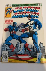 Captain America #241 (1980)punisher vs Capt great cover