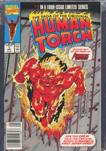 Saga of the Original Human Torch #1 (1990) Human Torch