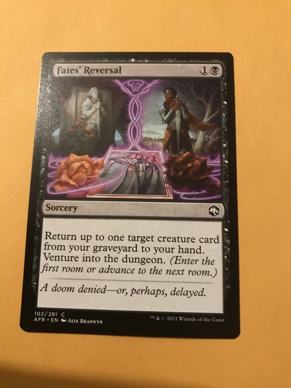 FATES’ REVERSAL : Magic the Gathering MtG / Adventures in Forgotten Realms