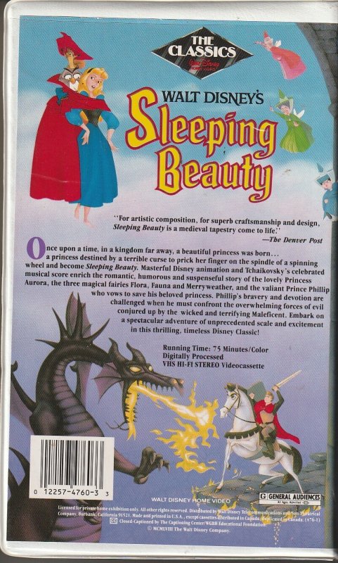 Walt Disney Black Diamond Classic Sleeping Beauty