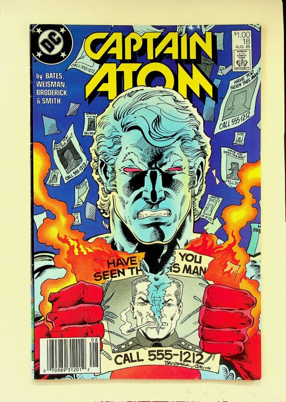 Captain Atom #18 (Aug 1988, DC) - Very Fine/Near Mint