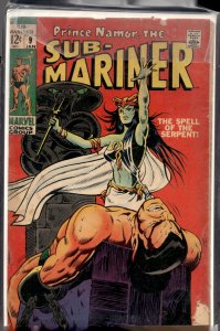 Sub-Mariner #9 (1969) Namor the Sub-Mariner [Key Issue]