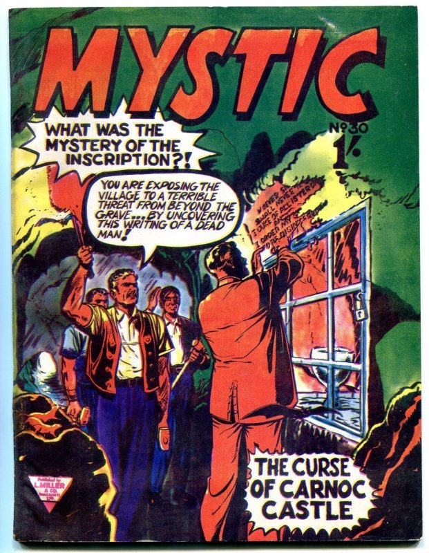 MYSTIC #30 1963 CURSE OF CARNOC CASTLE HORROR BRITISH FN