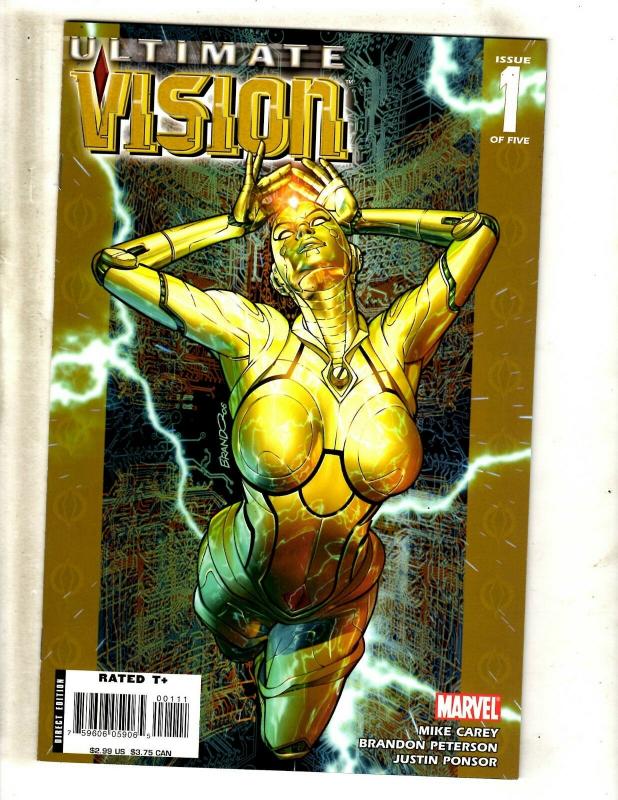 10 Marvel Comics Ultimate Vision #1 2 3 (2) Secrets 1 Ultimate End 1 2 3 4 5 CJ3