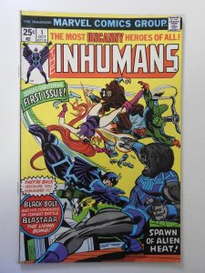 The Inhumans #1 (1975) VG Condition moisture stain