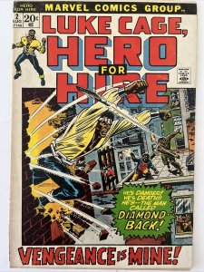 Luke Cage Hero For Hire #2 1st Claire Temple, Diamondback 1972 Mid Grade