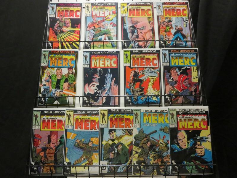 MERC (MARK HAZZARD) 1-12, ANN 1 PETER DAVID complete!