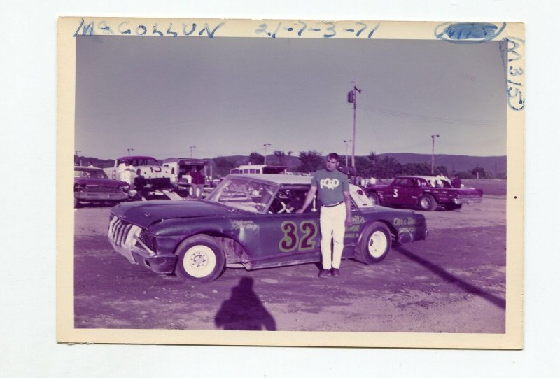 McCollun-Racing Photo-Stock Car-1962-Ford-#32-1970's-VG