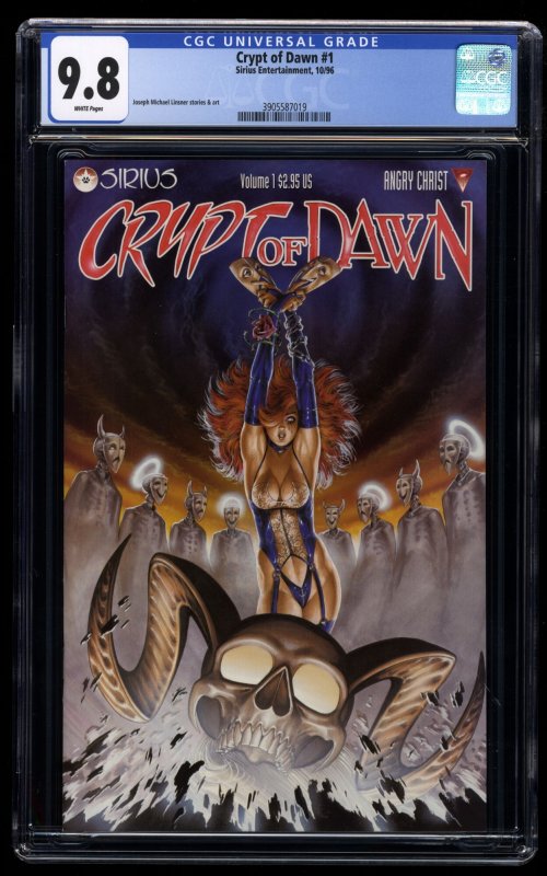 Crypt of Dawn (1996) #1 CGC NM/M 9.8 White Pages