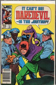 Daredevil #218 Newsstand Edition (1985) Daredevil