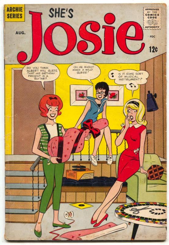 Josie #7 1964- Archie Comics- Slot car racing VG