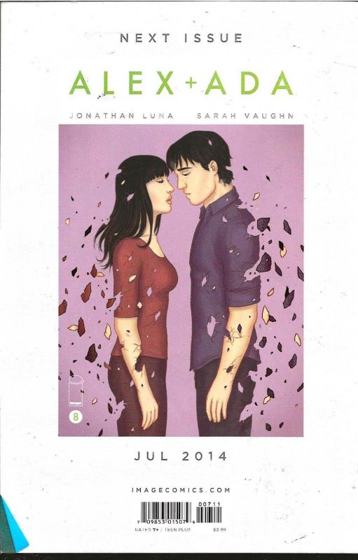 Alex + Ada #8 (2014) - NM+