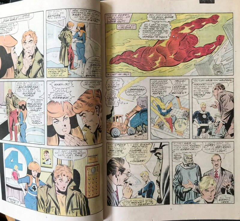 FANTASTIC FOUR Comic Issue 311 — 1988 MARVEL Universe VF+ Cond - Black Panther