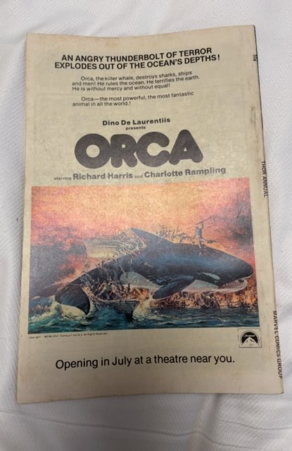 Thor Annual #6 (1977)side by side guardian of Galaxy/ Korvac