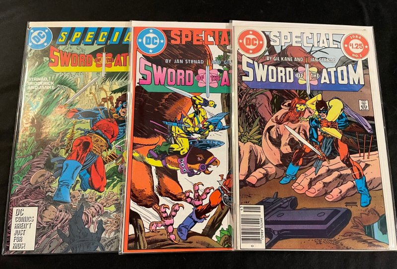 SWORD OF THE ATOM #1-4, Specials #1, 2, 3 VFNM Condition