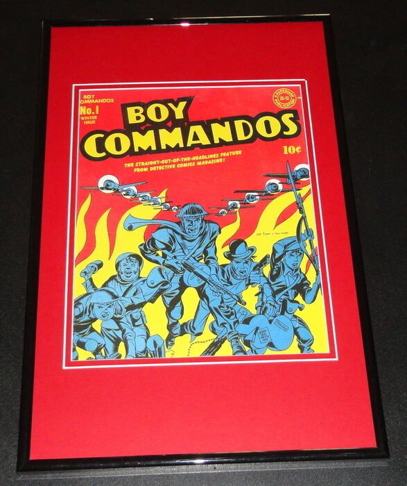 Boy Commandos #1 Cover Framed 11x17 Photo Display Official Repro Jack Kirby