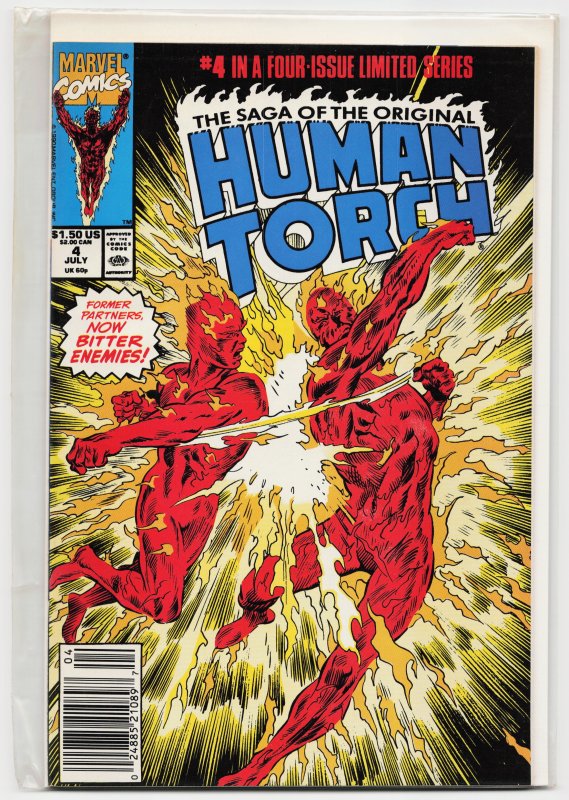 Saga of the Original Human Torch #4 (1990) Human Torch