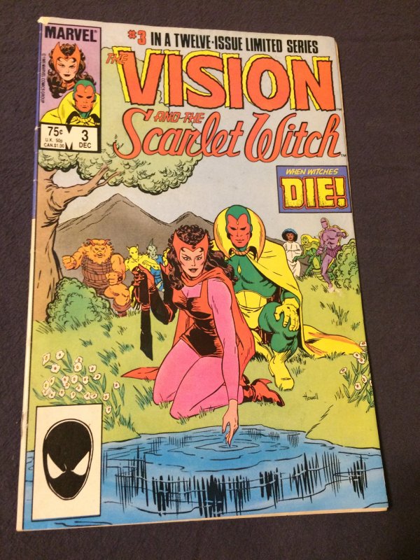 The Vision and The Scarlet Witch #3 Marvel (1985) FN+