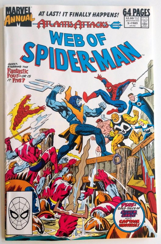 Web of Spider-Man Annual #5 (NM-, 1989)