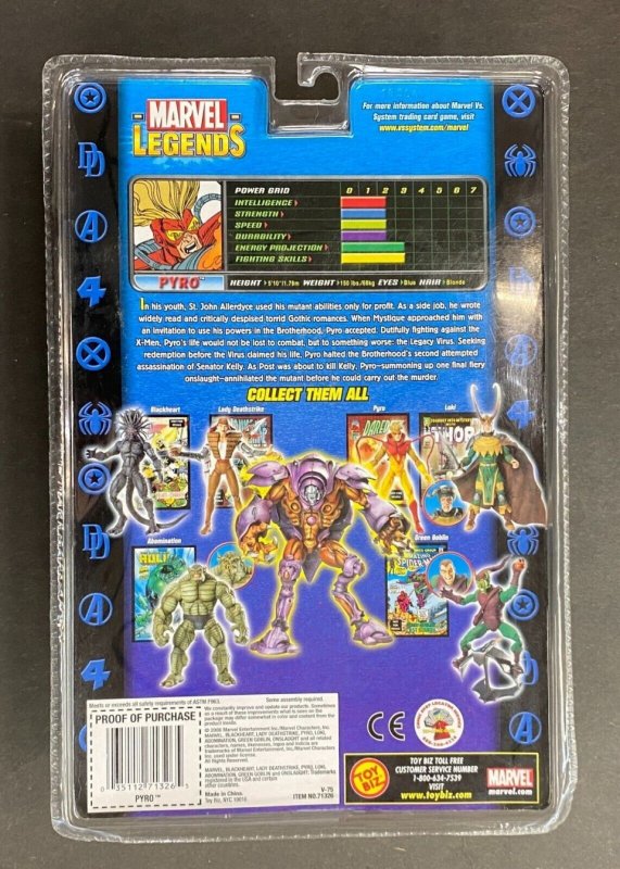 Marvel Legends Modok BAF Series Pyro Sealed Action Figure Toy Biz