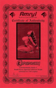 Cavewoman: Oasis #1 Budd Root Special Edition Nude (2013)