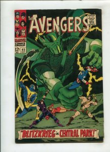 AVENGERS #45 (7.0/6.5) BLITZKRIEG IN CENTRAL PARK!! 1967