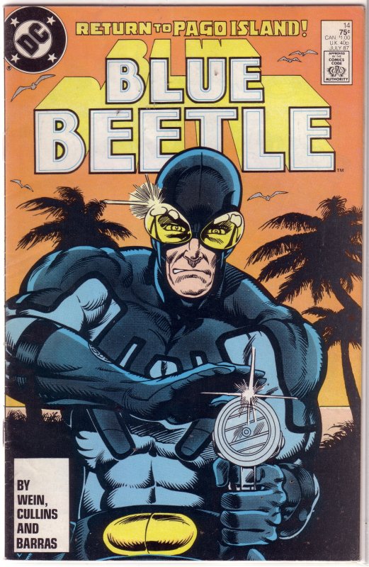 Blue Beetle   (DC vol. 1)   #14 GD/VG Wein/Cullins, Carapax