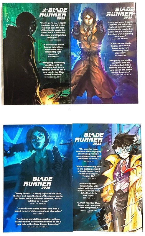 BLADE RUNNER 2029 #1 - 4 Rei Kennex Cosplay Photo Variant Covers (Titan 2021)